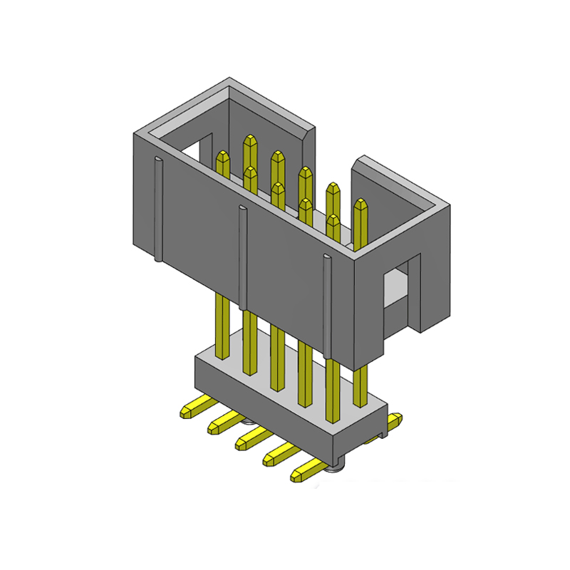 P/H2.54mm Box heade HC208