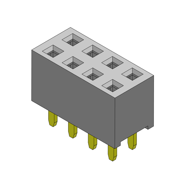 P/H2.54 Female Header HA205